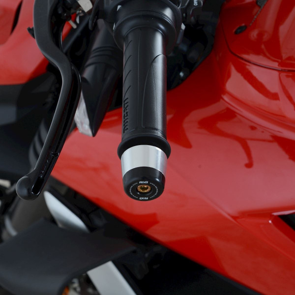 R&G Bar End Sliders for the Ducati Streetfighter V4 (S) '20-, Multistrada V4(S) '21- & Ducati Streetfighter V2 '22-